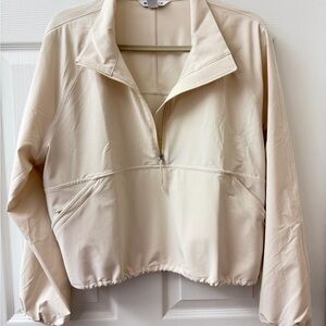 Athleta Women's Pullover Cream Jacket